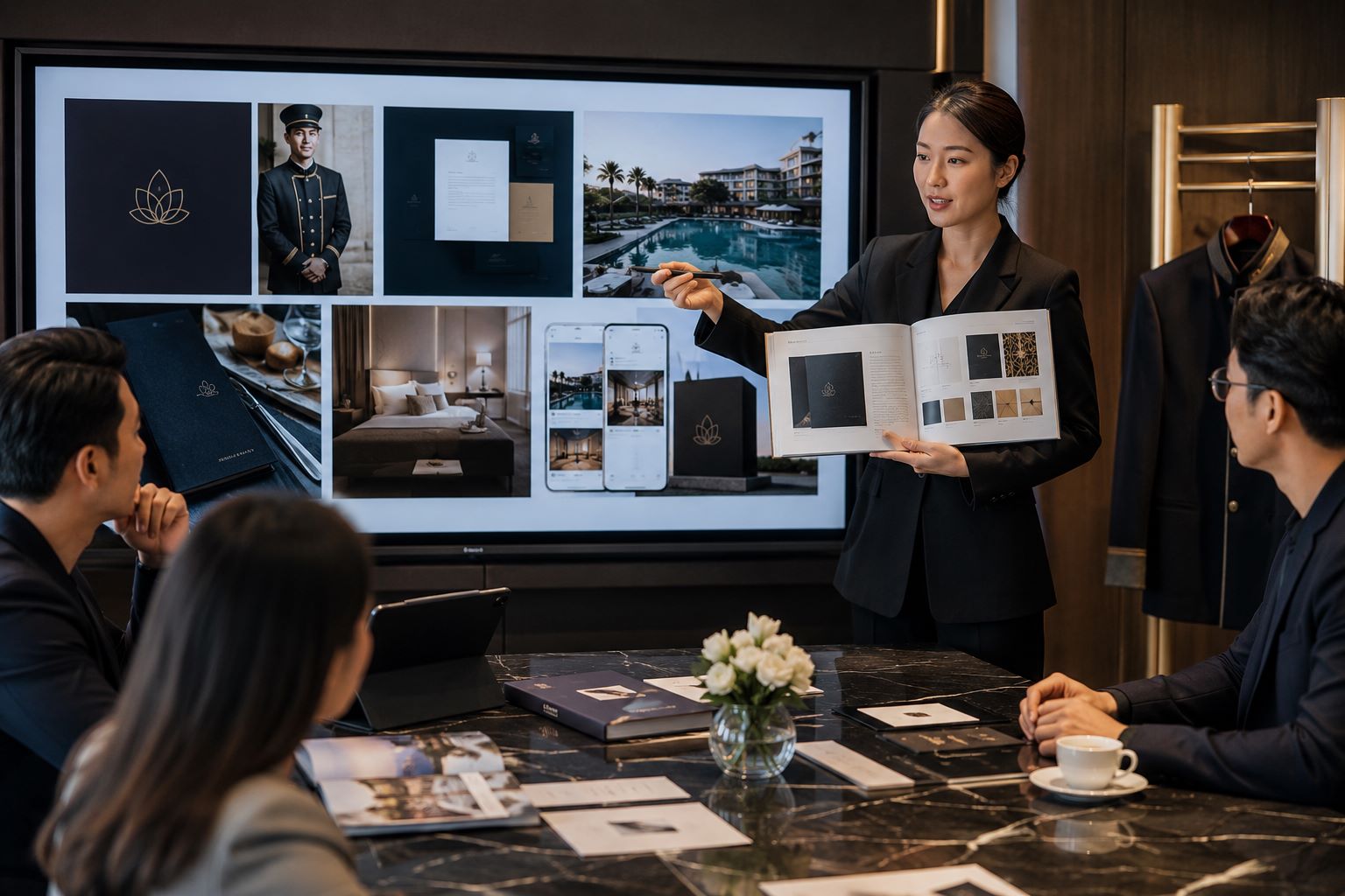 Kans Hospitality Tư Vấn Bộ Nhận Diện Khách Sạn/Resort Chuyên Nghiệp, Đồng Bộ Và Khác Biệt 6 Quy chuẩn nhận diện giúp khách sạn giữ hình ảnh nhất quán