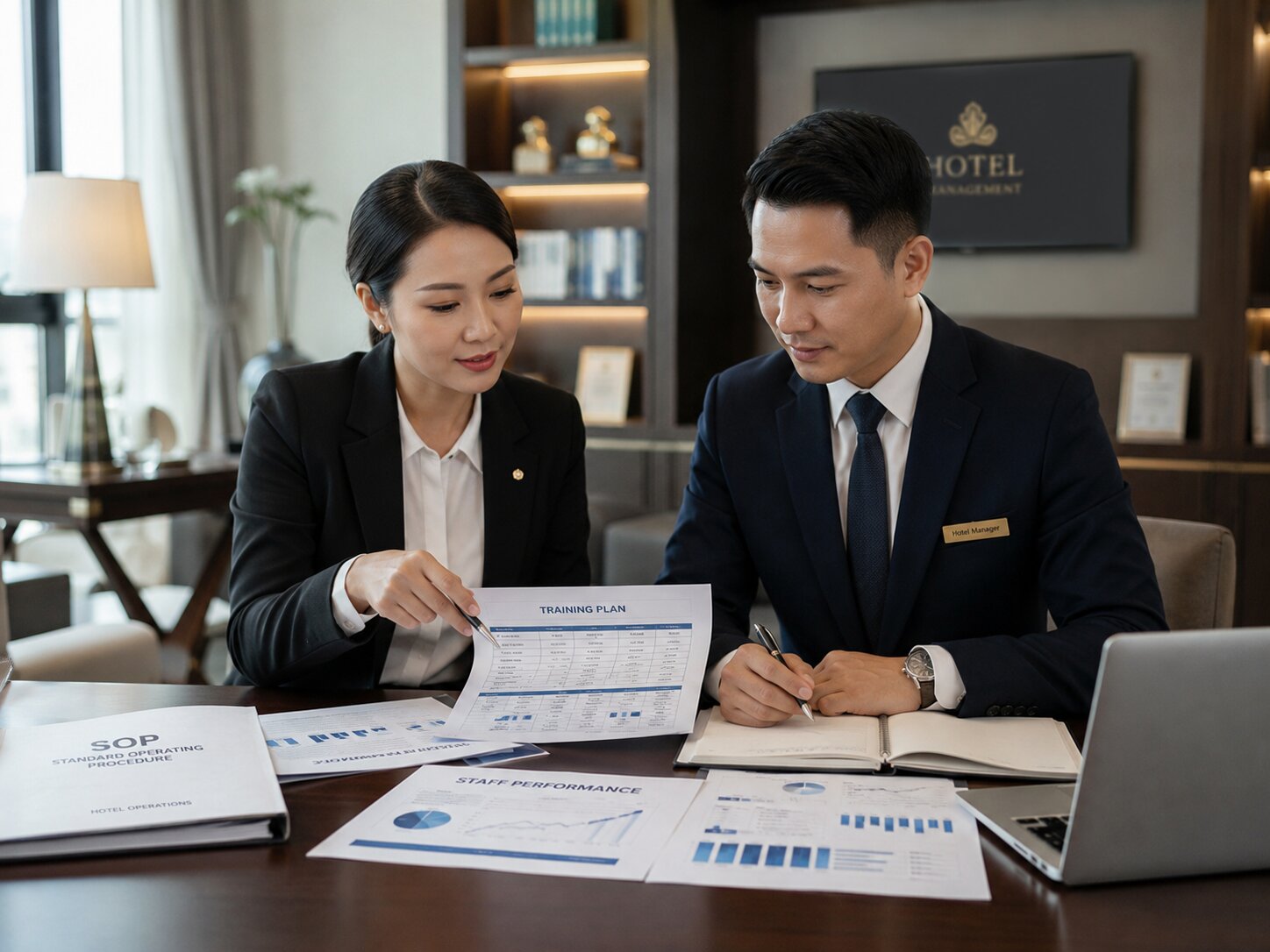 Tư vấn đào tạo nhân sự khách sạn cùng Kans Hospitality: Giải pháp xây dựng đội ngũ vận hành chuyên nghiệp 5 Thực hành kỹ năng giao tiếp và xử lý tình huống trong môi trường khách sạn thực tế