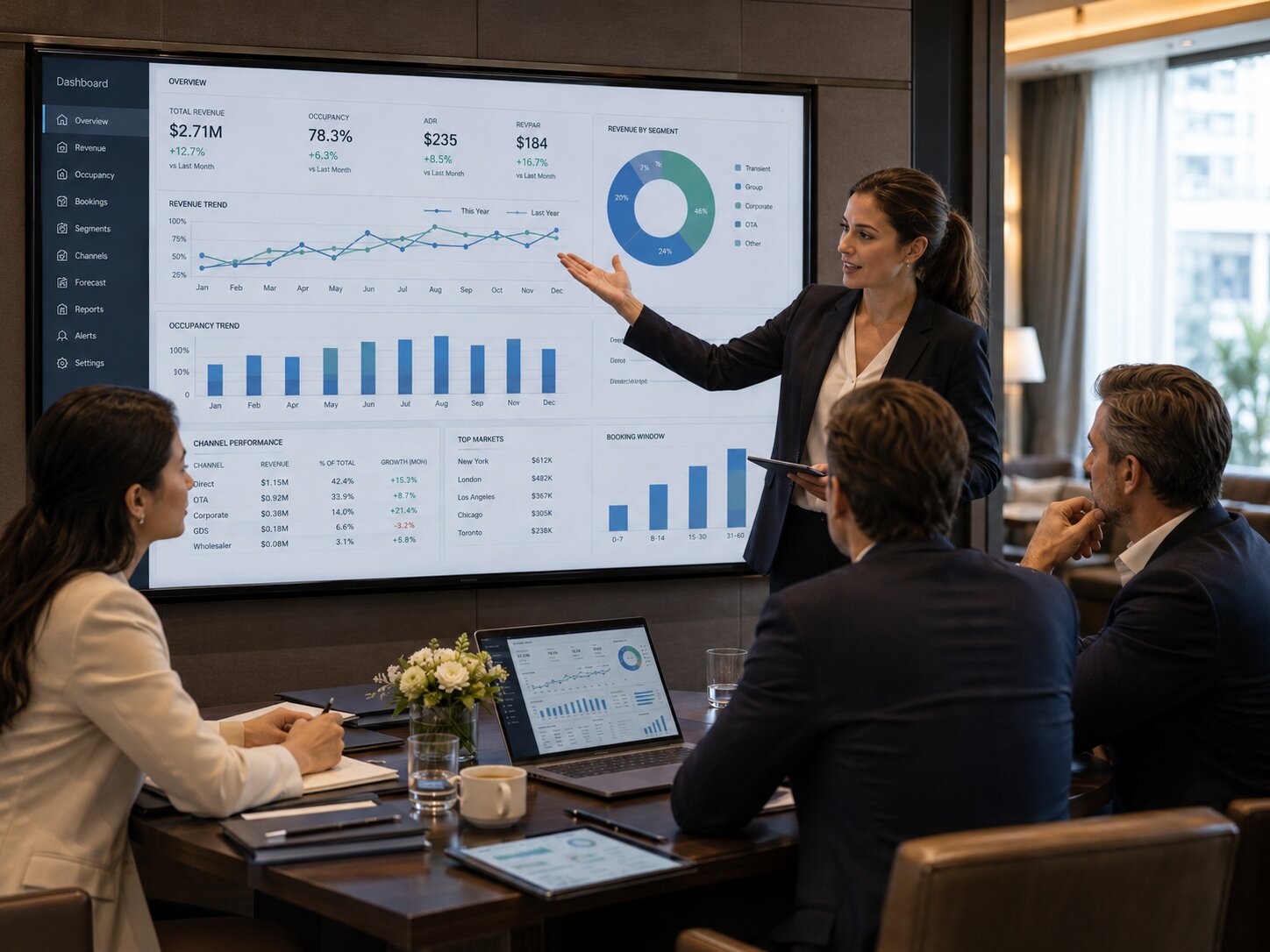 Tư vấn hệ thống KPIs khách sạn: Giải pháp quản trị doanh thu, nhân sự và vận hành hiệu quả 8 Nếu được xây dựng đúng, KPIs là công cụ giúp khách sạn nhìn thấy toàn bộ bức tranh vận hành