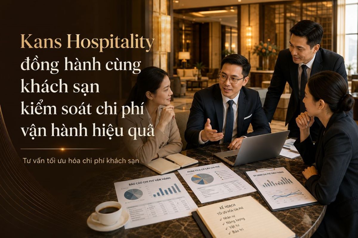 Tối Ưu Hóa Chi Phí Khách Sạn Cùng Kans Hospitality 1 Kans Hospitality đồng hành cùng khách sạn kiểm soát chi phí hiệu quả