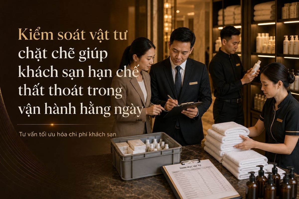 Tối Ưu Hóa Chi Phí Khách Sạn Cùng Kans Hospitality 6 Kiểm soát vật tư chặt chẽ giúp khách sạn hạn chế thất thoát khi vận hành