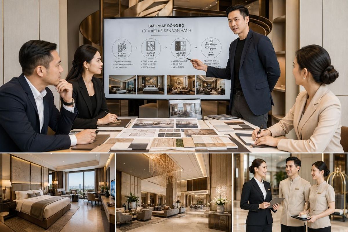 Trải Nghiệm Dịch Vụ Tư Vấn Thiết Kế Khách Sạn Của Kans Hospitality 5 Giải pháp toàn diện giúp khách sạn đồng bộ từ thiết kế đến khai thác