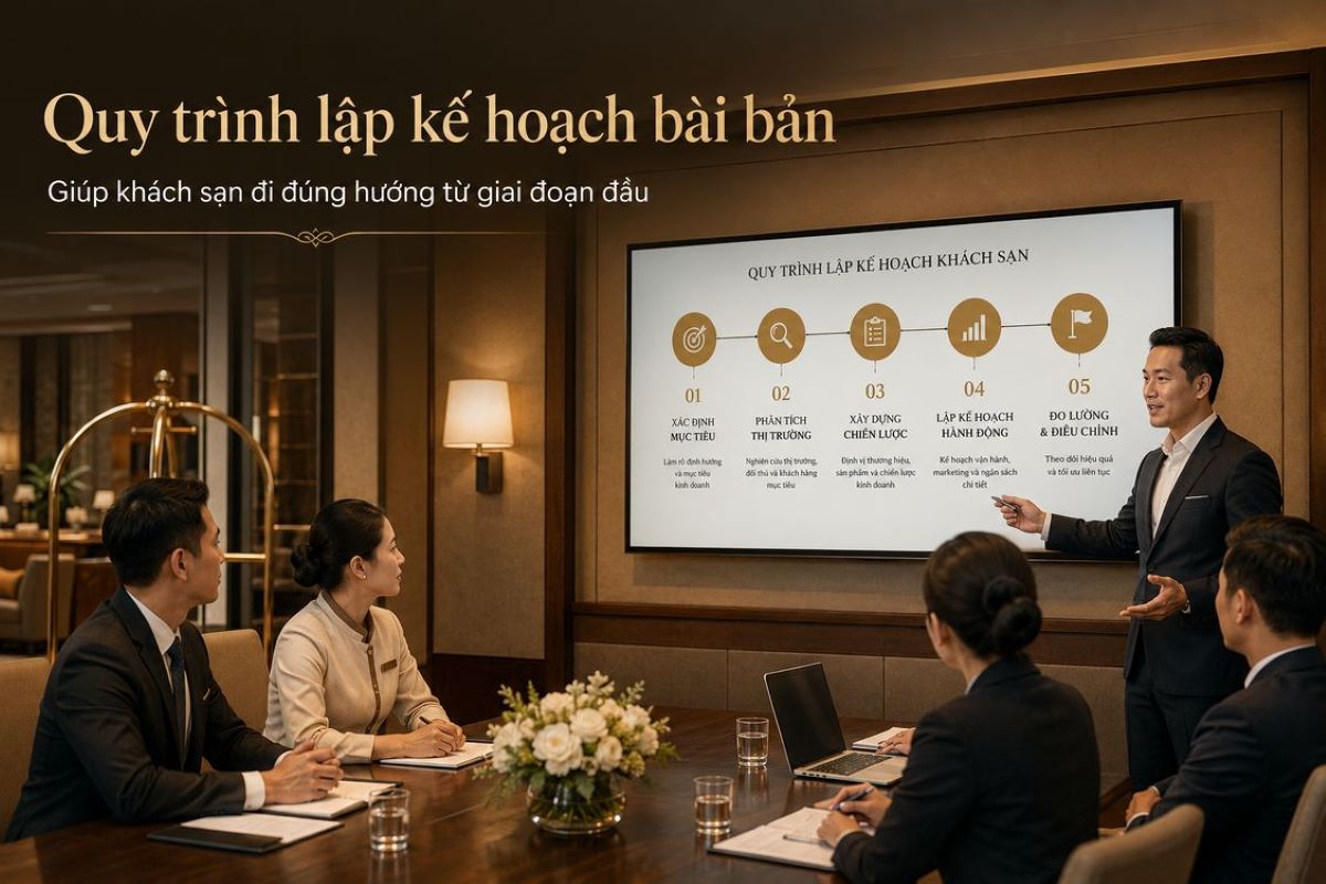 Tư Vấn Lập Kế Hoạch Kinh Doanh Khách Sạn Cùng Kans Hospitality 2 Kế hoạch kinh doanh rõ ràng giúp khách sạn chủ động tăng trưởng bền vững