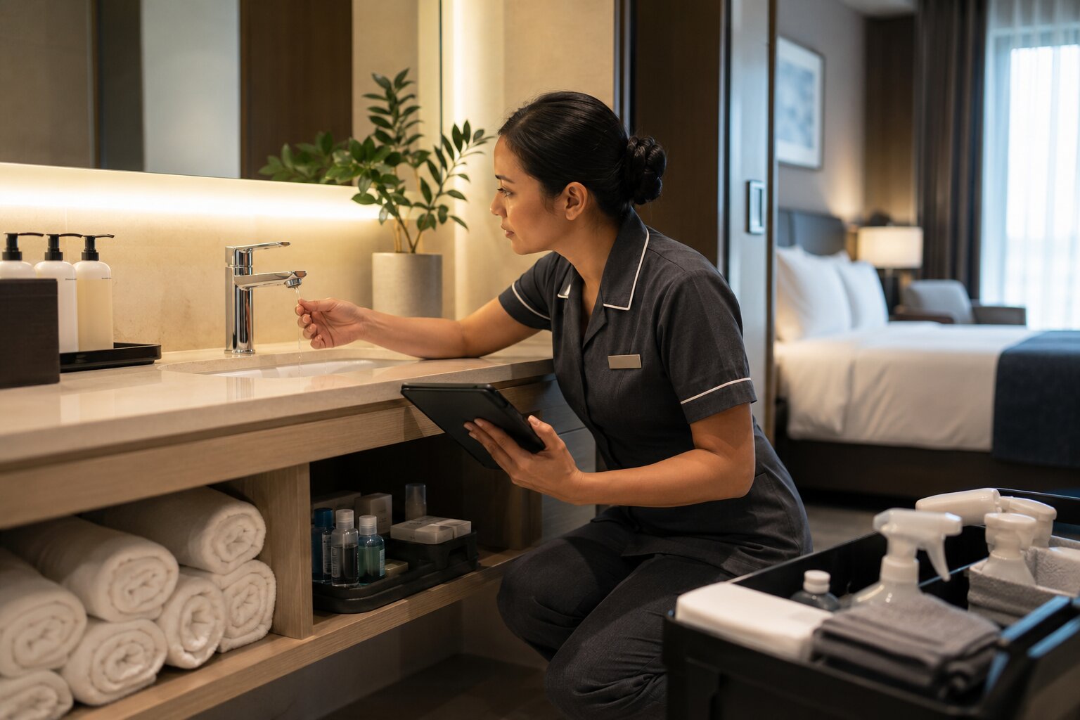 Tối ưu hóa Housekeeping Checklist để nâng cao hiệu quả vận hành khách sạn 3 Kiểm soát vật tư và phát hiện lỗi sớm giúp giảm chi phí, hạn chế phòng ngừng bán