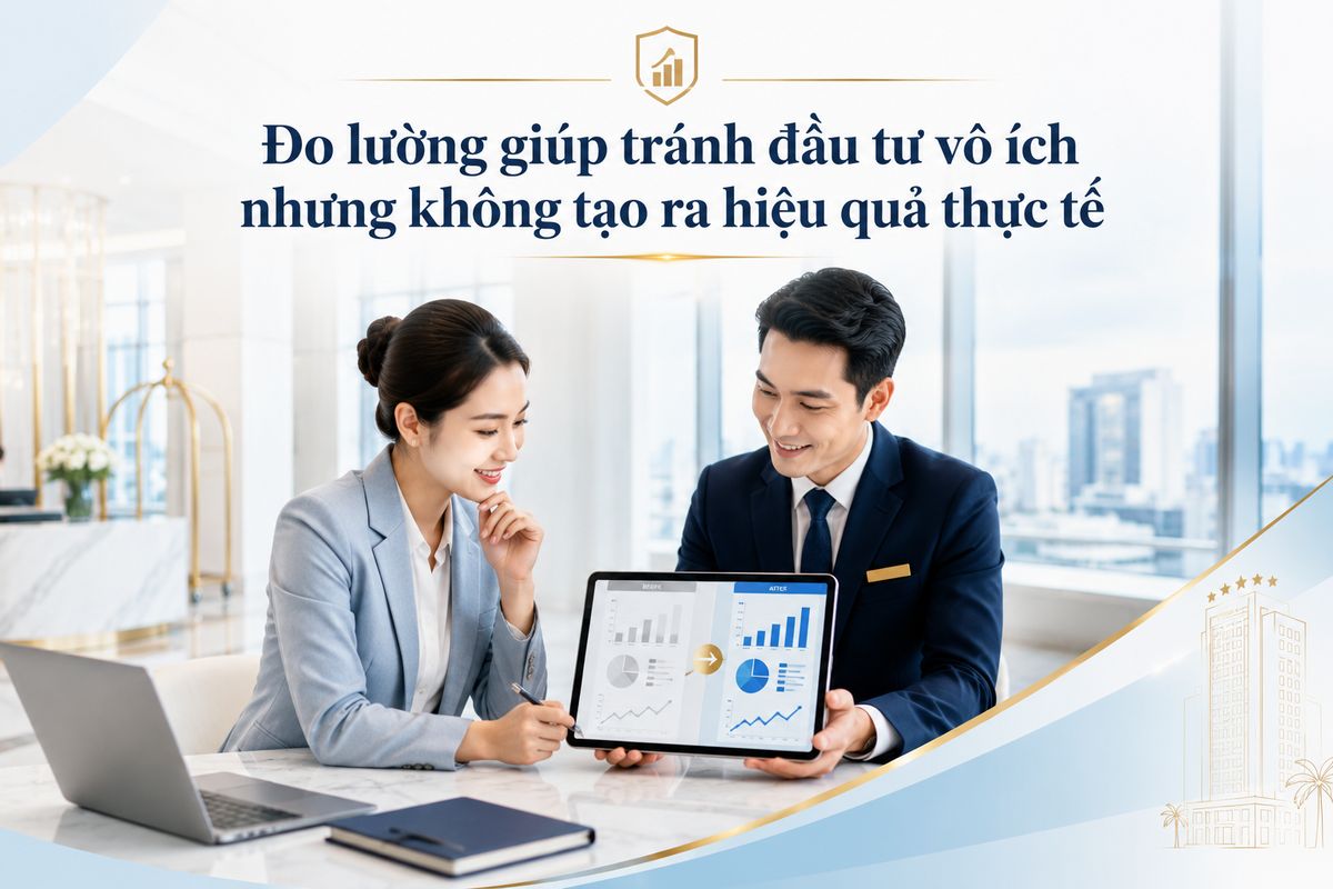 Tối Ưu Hóa Định Mức Điện Nước Khách Sạn Hiệu Quả Cùng Kans Hospitality 6 Đo lường giúp tránh đầu tư bàn bản nhưng không tạo ra hiệu quả thực tế | Chuẩn hóa Định Mức Điện Nước Khách Sạn theo tiêu chuẩn.