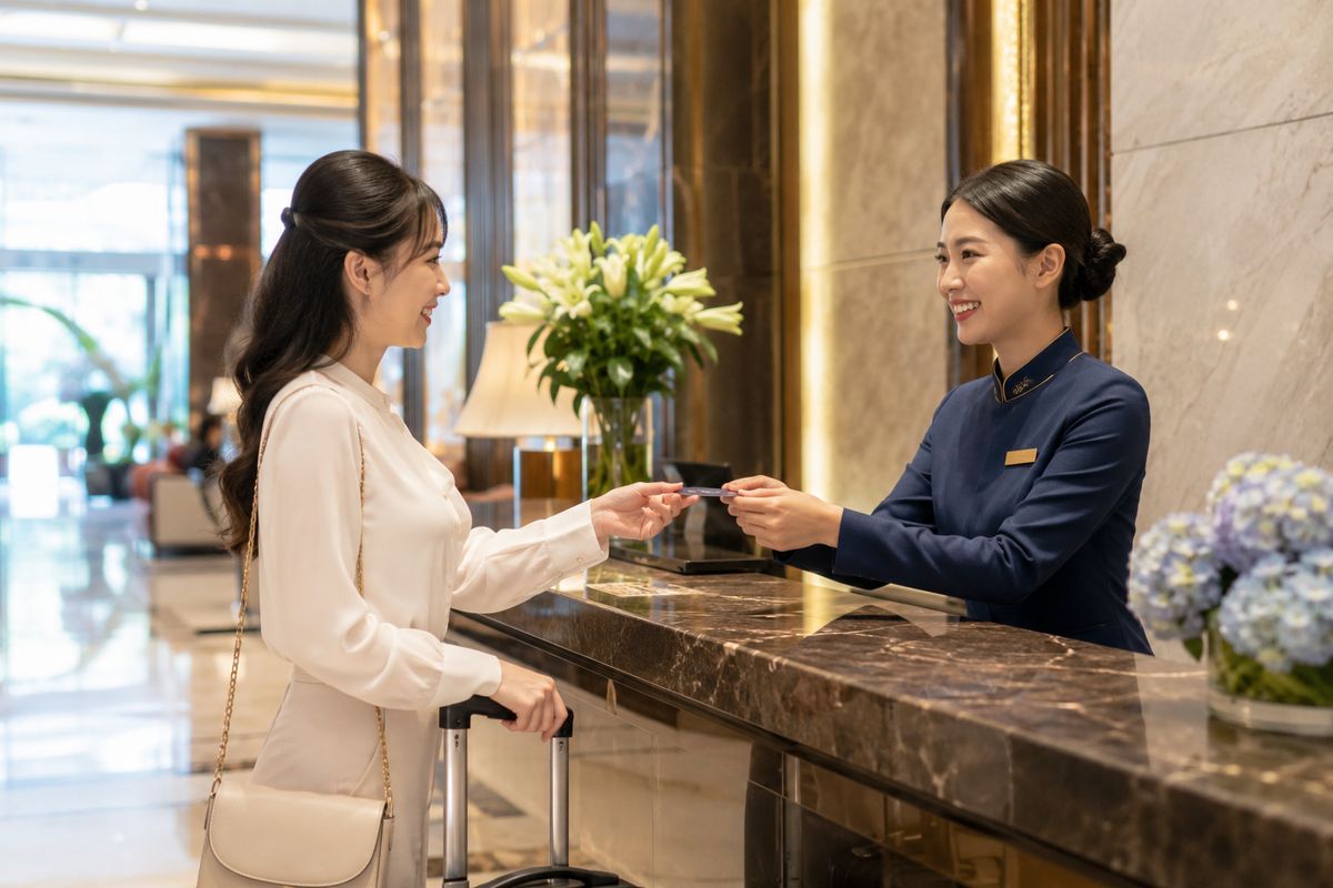 Tối ưu hóa Reception Checklist giúp lễ tân vận hành chính xác 3 Trải nghiệm check-in chuyên nghiệp tạo ấn tượng ngay từ khi khách đến | Tối ưu hóa Reception Checklist