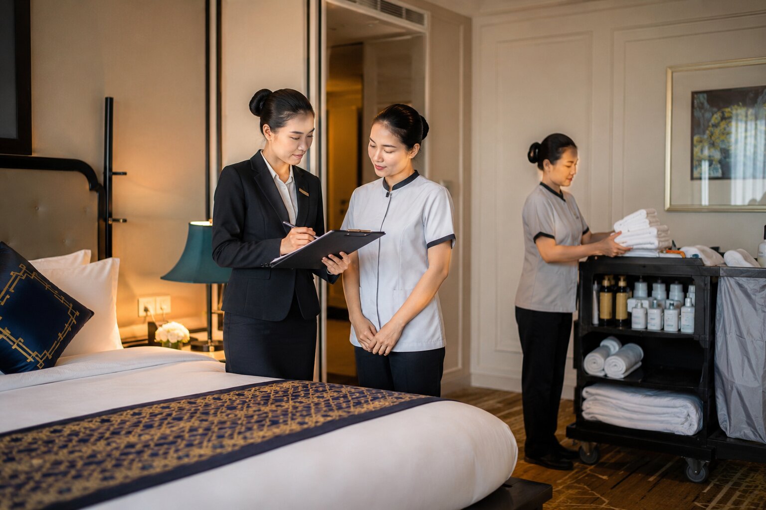 Kans Hospitality Công ty setup - quản lý - vận hành khách sạn uy tín tại Đà Lạt 4 Kiểm soát buồng phòng, vật tư và chất lượng giúp duy trì trải nghiệm ổn định