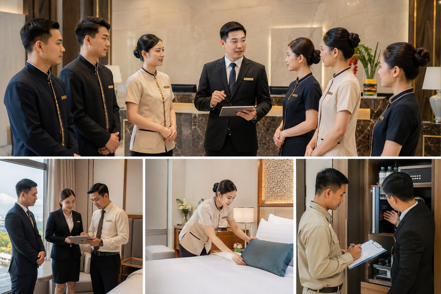 Đơn vị Setup và Vận hành khách sạn resort Từ Đầu uy tín 2026 16 Tuyển dụng, chạy thử và nghiệm thu giúp khách sạn sẵn sàng vận hành trước khai trương
