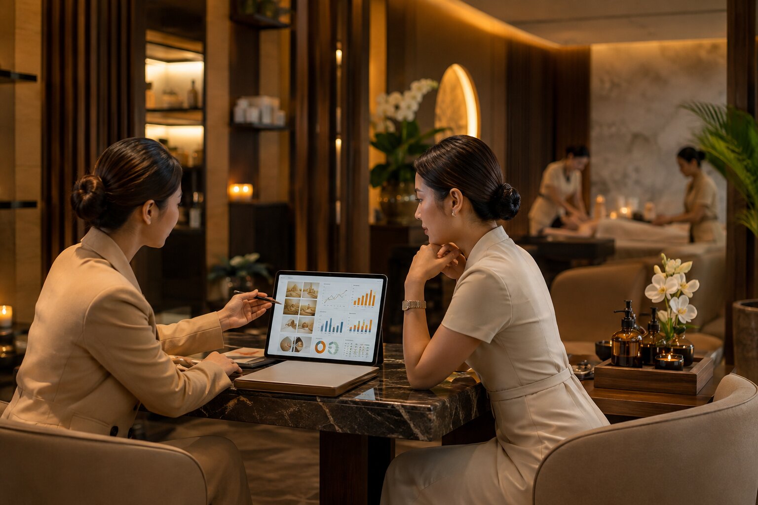 Các hạng mục Setup Spa khách sạn - Resort chuyên nghiệp: Quy trình từ ý tưởng đến vận hành hiệu quả 6 Chiến lược bán hàng và quản trị doanh thu giúp spa tăng công suất, tối ưu giá bán và nâng hiệu quả kinh doanh