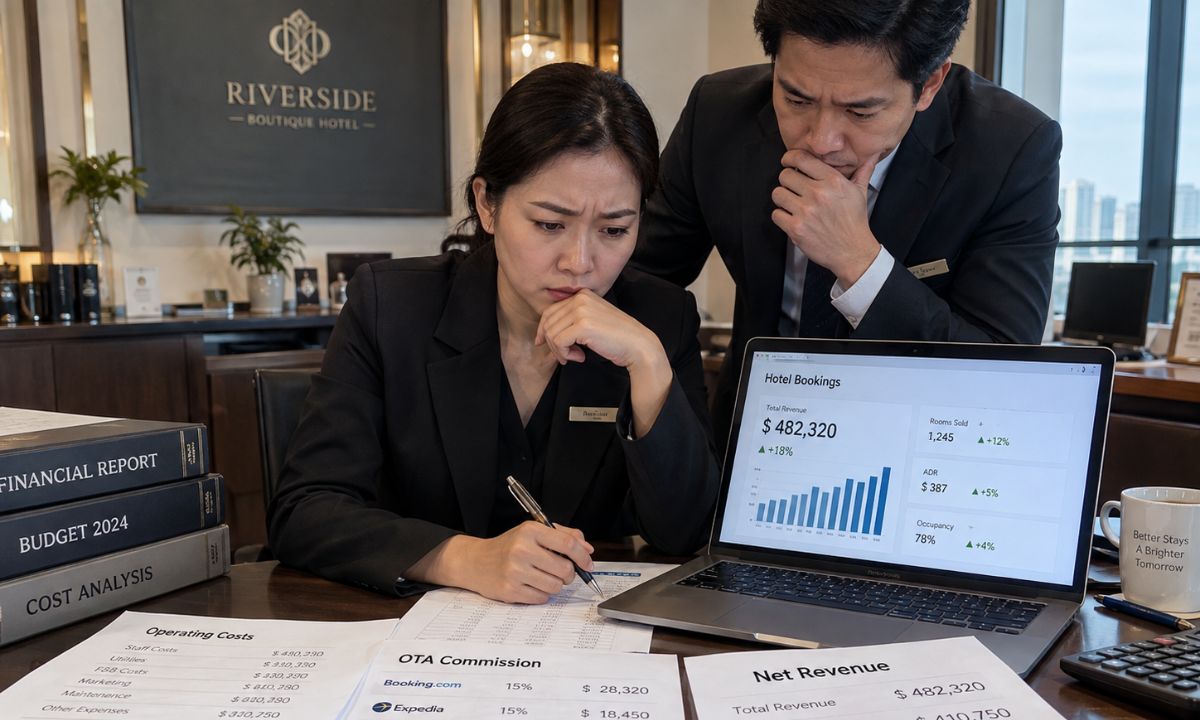 Cơ cấu Doanh thu khách sạn từ OTA bao nhiêu % là hợp lý? 3 Doanh thu cao chưa chắc tốt nếu số tiền khách sạn giữ lại quá thấp